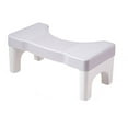 thumbnail image 1 of Qholemyo Toilet Squatting Poop Stool - Bathroom Potty Step Stool, Toilet Assistance Step, Fits All Toilets, Detachable Stackable, Toilet Squat Step Stool, 1 of 7