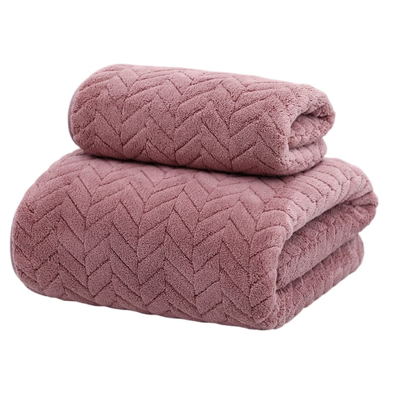 Qholemyo Towel Bath Towel Set Velvet Spun Highly Absorbent Soft Bath Towel Suitable For Bathroom Spa Gym Large Bath Towels Thick Bath Towels