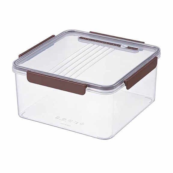 Qholemyo Transparent Airtight Food Storage Containers With Lids Timed Fresh Keeping Box Microwave Safe Meal Prep Containers For Refrigeration