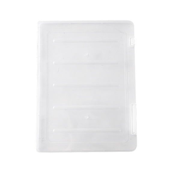 Qholemyo Transparent File Organizer Storage Box Home ID Instruction Manual Student Office Desk Document Folders Organizer