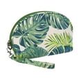 thumbnail image 1 of Qholemyo Tropical Print Canvas Cosmetic Bag Portable Travel Toiletry Storage Pouch Makeup Organizer Gifts For Women Travel Essentials, 1 of 5