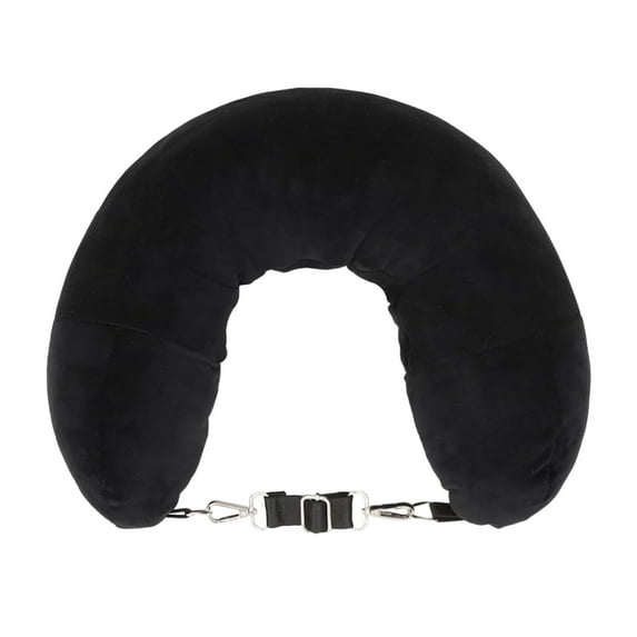 Qholemyo U Shaped Travel Neck Pillow Cover With Storage Bag Travel Essentials Cervical Support Pillow Accessory