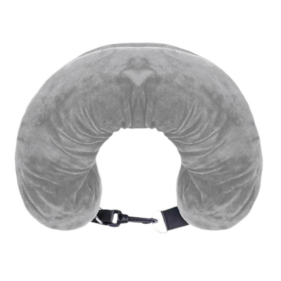 Qholemyo U Shaped Travel Neck Pillow Cover With Storage Bag Travel Essentials Cervical Support Pillow Accessory