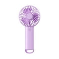 thumbnail image 1 of Qholemyo USB Rechargeable Foldable Desk Fan Portable Handheld Cooling Fan With LED Display And Neck Hanging Rope, 1 of 4
