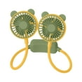 thumbnail image 1 of Qholemyo USB Rechargeable Neck Hanging Fan 360 Degree Rotatable Personal Portable Cooling Fan For Travel Office, 1 of 5