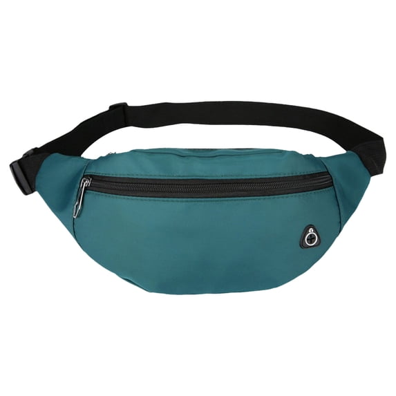 Qholemyo Unisex Crossbody Bag With Headphone Hole Fanny Pack Small Crossbody Purse For Travel Walking Running Hiking Cycling
