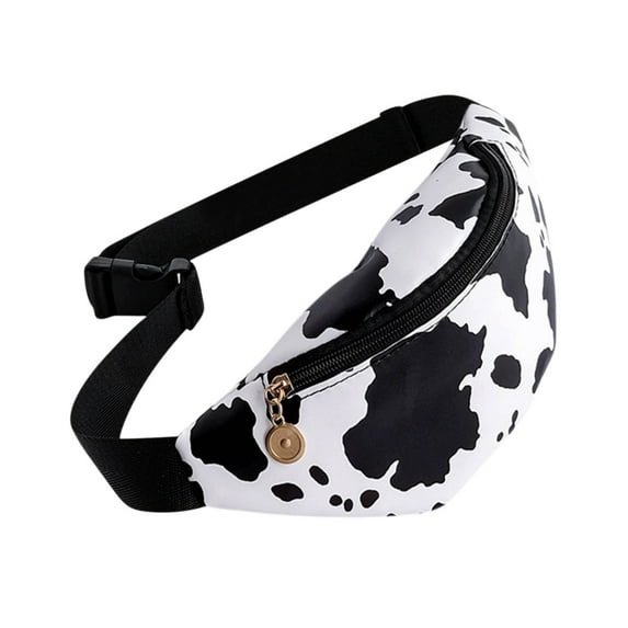 Qholemyo Unisex Printed Sport Waist Pack Fanny Pack Gym Bag Perfect For Hiking Fitness Cycling Gym