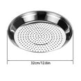 thumbnail image 1 of Qholemyo Versatile Stainless Steel Steaming Tray Water Steaming Rack Insert For Iron Pot with storage home and kitchen kitchen necessities, 1 of 4