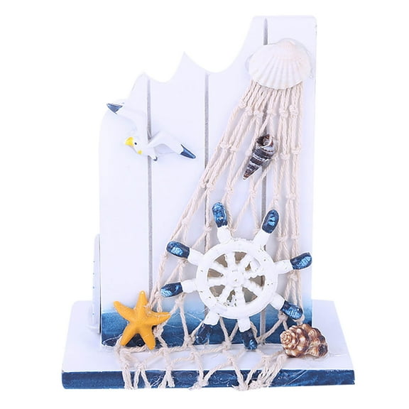 Qholemyo Vintage Seastyle Pen Container Home Decor Desk Storage Box Decorative Handicrafts Office Supplies Organization And Storage Office Decor