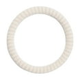 thumbnail image 1 of Qholemyo Warm Antis-freezes Lamb Wool Striped Steering Wheel Cover Women Car Accessories Car Decorations Interior Anti-slip Wear-resistants Car Steering Wheel Cover, 1 of 3
