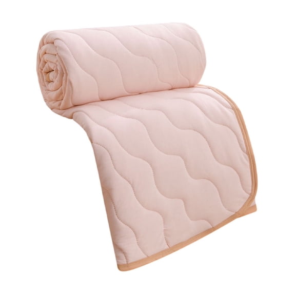 Qholemyo Washable Ice Silk Quilt Summer Quilt Thin Quilt Soft Quilt Lightweight Bed Quilt Blanket