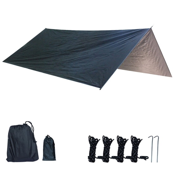 Qholemyo Waterproof Beach Tent Sun Shade Portable Outdoor Sunshade For Patio Camping And Hiking