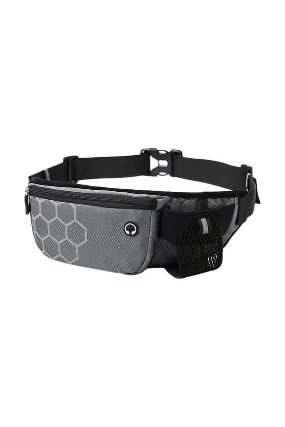 Waterproof Running Belt Fanny Pack With Water Bottle Holder Gym Bag For Marathon
