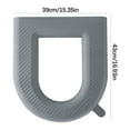 thumbnail image 1 of Qholemyo Waterproof Soft Toilet Seat Cushion Padded Toilet Seat Cushion U-Shaped Toilet Seat Ring Pad, 1 of 4