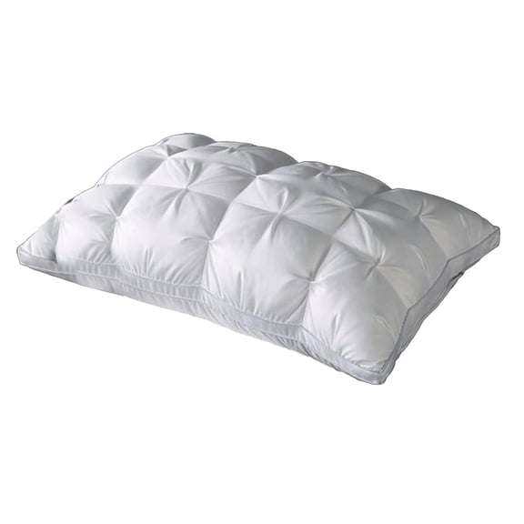 Qholemyo White Cool Twisted Down Bed Pillow Hotel Quality Washable Corner Support For Back Flat Side Sleepers Comfortable Home Goods