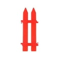 thumbnail image 1 of Qholemyo White Picket Garden Fence Panels No Dig Fence For Flower Beds And Garden Borders, 1 of 6