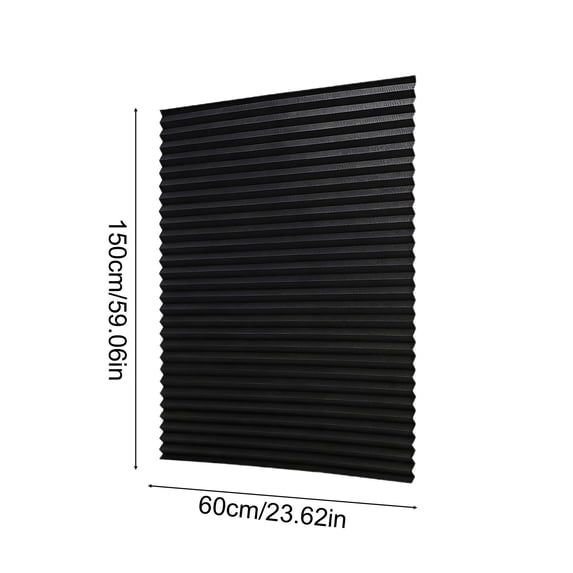 Qholemyo Window Light Filtering Blinds No Drill Stick Adhesive Temporary Blinds Pleated Paper Blinds For Windows Shades For Bedroom Living Room Bathroom