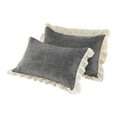 thumbnail image 1 of Qholemyo Winter Crystal Velvet Pillow Covers Hotel Quality Lace Trim Case Home Goods Soft Warm Sleeping Pillow Cover, 1 of 6
