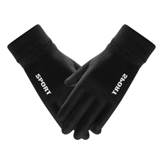 Qholemyo Winter Gloves For Women Diving Cloth Velvet Thickened Fleece Lined Warm Gloves Outdoor Windproof Gloves For Women Cold Weather Christmas Gifts For Women