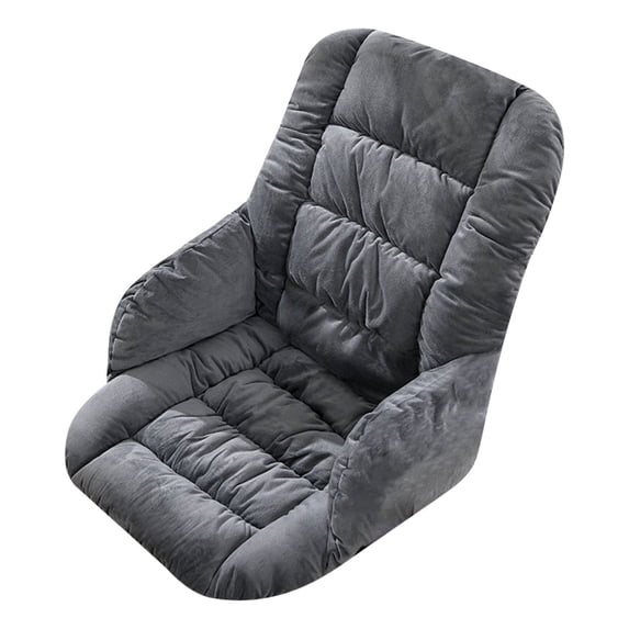 Qholemyo Winter Heating Integrated Office Cushion For Long Sitting Warm Cozy Seat Cushion Waist Protection Thick Seat Cushion Pressure Relief For Workers