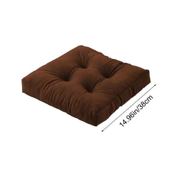 Qholemyo Winter Thickened Non Slip Chair Cushions Student Stool Warm Cushion Tatami Chair Cushion Car Booster Seat Cushion Soft Warm For Cold Days