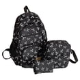 thumbnail image 1 of Qholemyo Women's Three-Piece Bowknot Handbag Set Large-Capacity Versatile Set Including Backpack Shoulder Bag And Tote, backpacks, travel essentials, 1 of 4