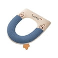 thumbnail image 1 of Qholemyo Zipper Model Toilet Seat Household Embroidery Sitting Washer Toilet Seat Cover Cute Washer Toilet Seat Commode Seat Cushion, 1 of 5
