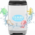 thumbnail image 1 of Adnoom Portable Washing Machine, 15.6lbs Capacity Fully Automatic Compact Washer with Drain Pump, LED Display, Compact Washing Machine Quiet and Energy Efficient, 1 of 9