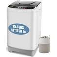 Qhomic 2.1 Cu.ft Portable Washing Machine, 15.6lbs Capacity Fully