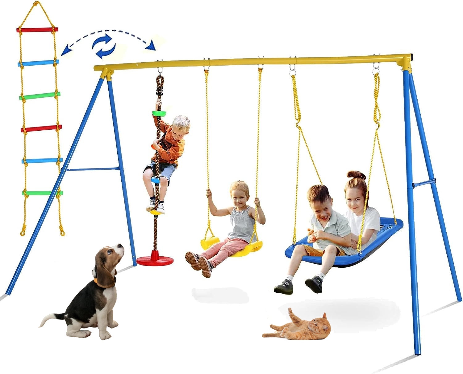 Bird Nest Swing Set