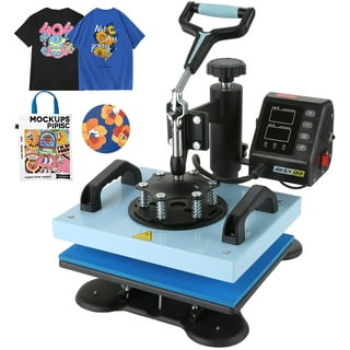 Pro 8 in 1 TUSY Heat Press 15x15, 360 Swing Away & Slide Out Heat Press,  Industrial Heat Press Machine for T-Shirts, Hats, Bags, Mugs, Plates (8 in  1) 