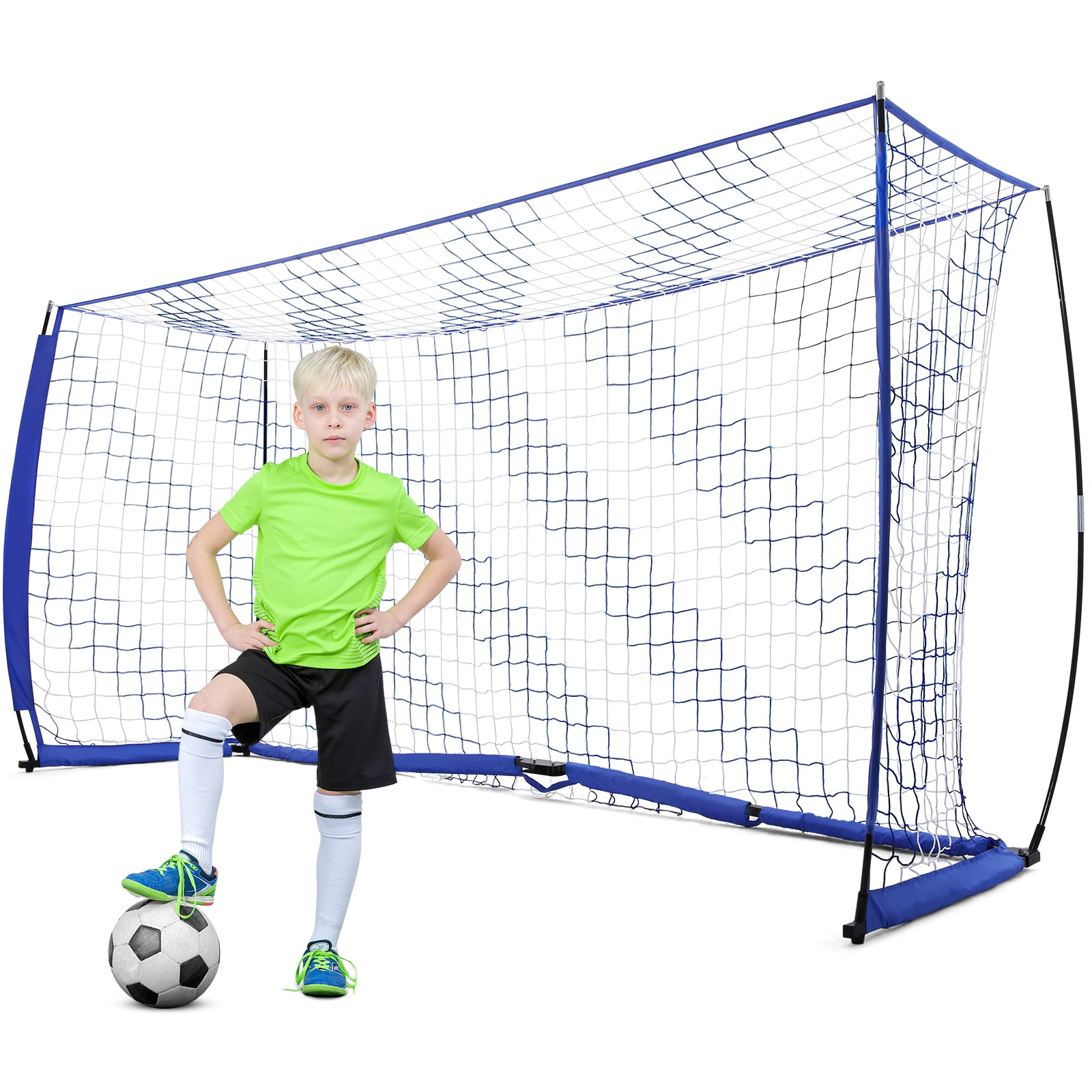 CHILDRENS MINI FOOTBALL GOAL POST TWIN SET KIDS PRACTICE SOCCER GOALS