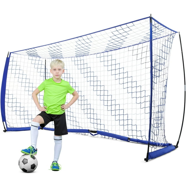 Qhomic Portable Soccer Goal Net for Kids/Adults 12 x 6 ft Quickly