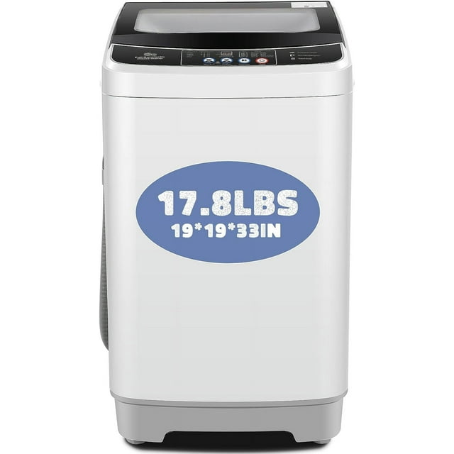 Qhomic Portable Washing Machine, 17.8 lbs Fully Automatic Compact