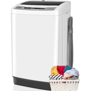 Adnoom Portable Washing Machine, 17.8lbs Large Fully-Automatic Laundry Washer, 10 Washing Programs & 8 Water Levels Selections Machine Ideal for Apartments Dorms Families