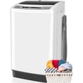 thumbnail image 1 of Adnoom Portable Washing Machine, 17.8lbs Large Fully-Automatic Laundry Washer, 10 Washing Programs & 8 Water Levels Selections Machine Ideal for Apartments Dorms Families, 1 of 8