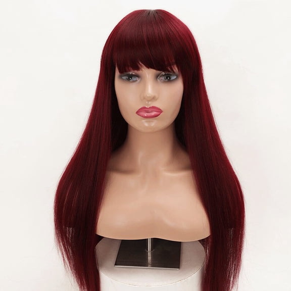 Qi Liu Hai Long Straight Hair Wig Headset | Natural And Realistic | Suitable For Multiple Occasions
