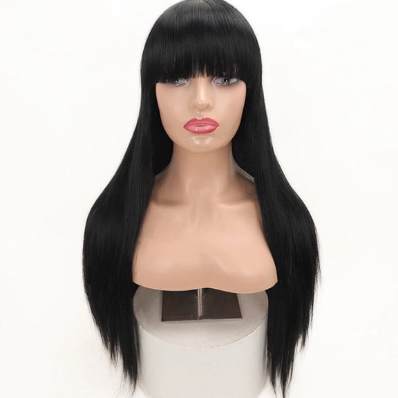 Qi Liu Hai Long Straight Hair Wig Headset | Natural And Realistic | Suitable For Multiple Occasions