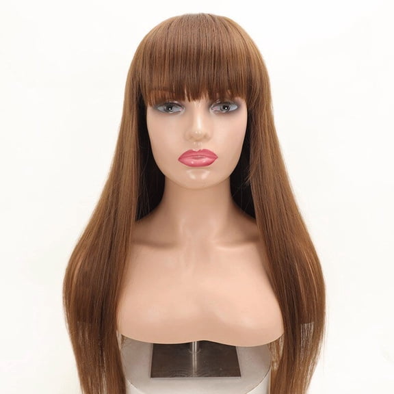 Qi Liu Hai Long Straight Hair Wig Headset | Natural And Realistic | Suitable For Multiple Occasions