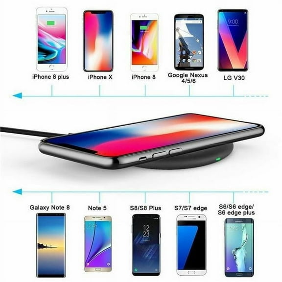 Qi Wireless Charger Pad for iPhone 8 8 Plus 10 x