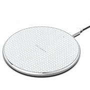 Wireless Charging Pad Slim Charger Dock For Apple iPhone X/XS/XR/XS max iPhone 8/8 Plus Samsung Galaxy S8 S9+ S10 S10e S10+ Galaxy S6 S7 Edge Plus Note 10 10+ 9 8 5 & All Enabled Devices, Black