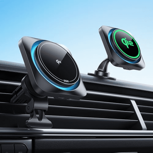 for Qi2-Certified 15W MagSafe Car Mount Charger with CryoBoost, Phone Cooling MagSafe Car Charger, Air Vent/Dashboard Wireless Car Charging for iPhone 15/14/13/12(Not for iPhone16), Samsung S25
