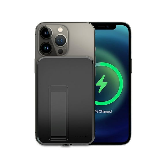 Worryfree Gadgets Wireless Magnetic Power Bank for Cell Phones, Qi2 Certified, 10000 Mah, Black