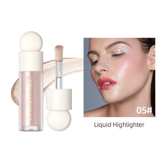 QiBest 1/2/3Pcs Multifunctional Liquid Makeup Pen Pearlescent Fine Flash Natural Brighten Highlight Matte Face Contouring Stick