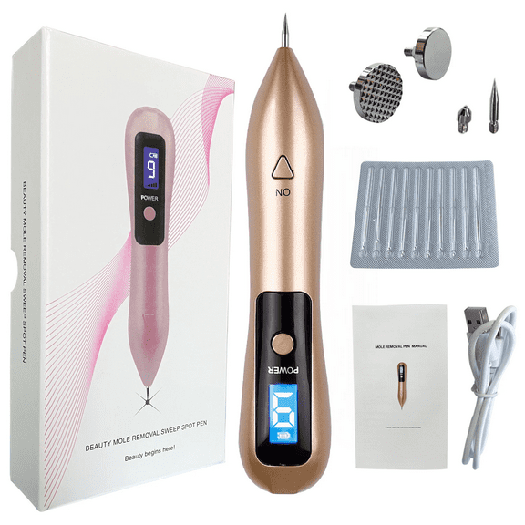 QiQiBaby Portable Rechargeable Blemish Removal Tools, 9 Gears Level Control, with Spotlight