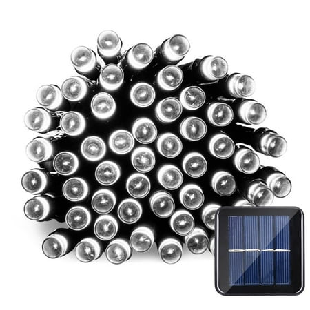 Somnr Christmas Solar Lights LED Solar String Lights,39ft 100 LED Fairy Outdoor String Lights Decorative Lighting for Home,Lawn,Garden,Wedding,Patio,Party,and Holiday Decorations (Cool White)