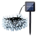 thumbnail image 1 of QiShi Christmas Solar Lights Solar String Lights,22.96ft 50LED Cherry Blossom for Indoor Outdoor Patio&Garden Christmas Lighting Decoration Lights(White), 1 of 8