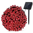 thumbnail image 1 of Somnr Christmas Solar String Lights 72ft 200 LED 8 Modes Solar Fairy Outdoor String Lights for Garden Patio Party Wedding and ect. (Red)., 1 of 8
