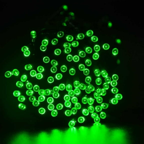 Somnr 100 LED Solar Christmas Lights - 39ft Waterproof Outdoor Decor for Garden & Patio (Green)