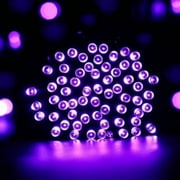 QiShi 100 LED Solar Christmas Lights - 39ft Waterproof Outdoor Decor for Garden & Patio (Green)